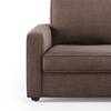 Apollo Compact Sofa (Colour : Daschund Brown, Cushion : Hard, Back Type : Regular, Seating Capacity : Left Aligned 3 Seater + Left Aligned Chaise + Ottoman)