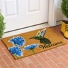 Luxe Home 100% Natural Coir Doormat Welcome Bird Print Design (71x45 cm)