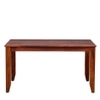 Donna Solid Wood 6 Seater Dining Table in Provincial Teak Finish