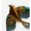 Desert Art Metal Handpainted Sparrow Wall Hanging Set of 3