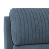Dawson Fabric One Seater Manual Recliner in Coastal Blue Colour