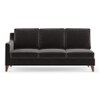 Abbey Sectional Sofa (Colour : Pebble Grey, Cushion : Soft, Seater : Right Aligned 3 Seater + Right Aligned Chaise)