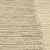 Jaipur Rugs Basketweave Rayon Chenille And Jute 5'3x7'6 Feet Cream Dhurrie Carpet