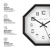 Geometry in Motion Wooden Wall Clock