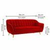Neo Fabric Sofa - Red