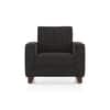 Apollo Neo 1 Seater Fabric Sofa In Graphite Grey Colour