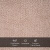 Rihanna 2 Seater Fabric Sofa in Ashen Beige Colour