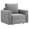 Melano  Pull Out Sofa cum Bed  in Grey Colour