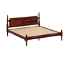 Sovereign Solid Wood Queen Size Non Storage Bed In Honey Oak Finish