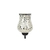 Lennox Black Glass Shade Floor Lamp
