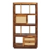 Dhruve Solid Wood  Bookshelf in Honey Oak Finish