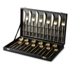Aurora Luxe 24-Piece Stainless Steel Cutlery Set
