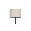 Donahue White Cotton Shade Floor Lamp
