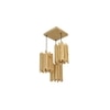 Palisade Beige Solid Wood Cluster Hanging Light