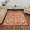 Multicolor Traditional Machine Made Polyester 2 X 5 Feet Carpet