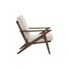 Scandinavian Aston One Seater Sofa Cocoa Finish