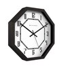 Measured Moments Octagon Wall Clock with Typographic Dial