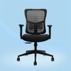 Ignis Mid Back Mesh Office Chair in Black Colour