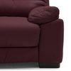 Thiene 3 Seater Leather Sofa in Wine Colour
