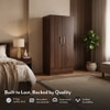 Bocado 2 Door Wardrobe in Columbian Walnut Finish