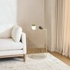 Metal Side Table in Gold Colour