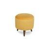 Freya Solid Wood  Ottomon in  Yellow Colour