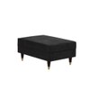 Deeplac Sectional Fabric Sofa - Black