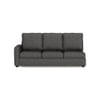 Apollo Compact Sofa (Colour : Smoke, Cushion : Soft, Back Type : High Back, Seating Capacity : Right Aligned 3 Seater + Right Aligned Chaise + Ottoman)
