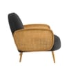 Holden Fabric Sofa (Black)