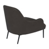 Scandinavian Brixton Lounge Chair Brown Matte Finish