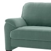 Farina Luxe 1 Seater Fabric Sofa in Dusty Turquoise Velvet Colour