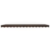 Ruki Solid Wood Wall Shelf Large Size in Toasted Walnut Finish