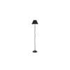 Quinn Black Cotton shade with Iron floor lamp