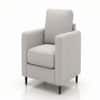 Nordic 3 Seater Sofa with 2 Matching Armchairs Grey