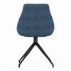 Doris Fabric Accent Chair in Blue Colour