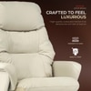 Kepler Brooks Divine Premium Composite Leather Chair in White Colour