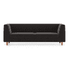 Rubik Premium 3 Seater Fabric Sofa in Pebble Grey Colour