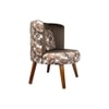 Easy Lounge Chair with Cushion in Brown Color