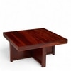 Blane Sheesham Wood Accent Coffee Table Set With 4 Stools In Honey Finish