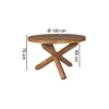 Holliday 4 Solid Wood Dining Table