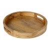 AJ Exports Rustic Wooden Serving Tray with Handles Home Decor Handcrafted