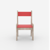 Topolino Toddler Activity Chair in Oak and Red