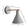 Concrete Wall Sconce By Shoppeefry