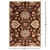 Presto Brown Traditional Hand Tufted Wool Carpet 6X9 Feet