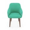 Rochelle Lounge Chair in Lagoon Green Colour