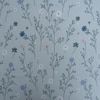 Kavi Blue Floral 400 TC Cotton Flat Double Queen Size Bedsheet with 2 Pillow Covers – Threads