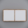 4 Doors Modular Wall Mounted Kitchen Cabinet With Adjustable Shelf In Highland Pine Finish