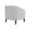 Daviana Boucle Fabric Lounge Chair in White Colour