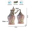 Devansh Metal Electric Wall Light in Multi Colour with Multi Shade Count of 2 Lights