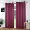 embo Pack of 2 Blackout Door Curtains